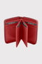 Zoozie Bags Tarjetero de Piel Rosa Empolvado | 8 x 2 x 11.5 cm